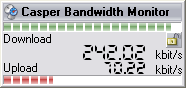 Casper Bandwidth Monitor