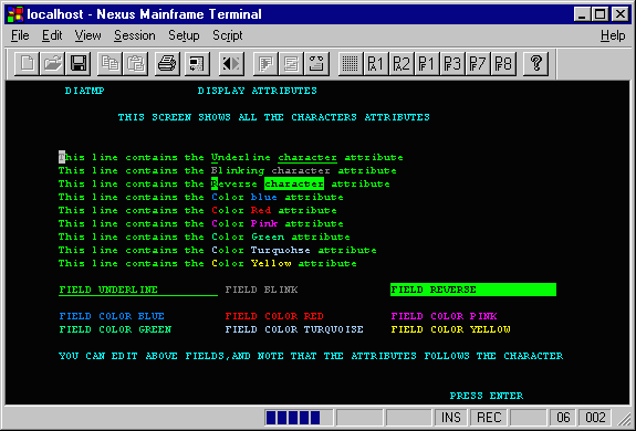 Nexus Mainframe Terminal 4.46Dial-up & Connectivity by Nexus Integration - Software Free Download