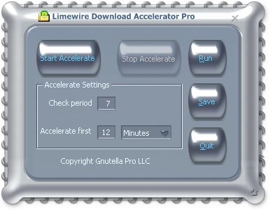 LimeWire Download Accelerator Pro