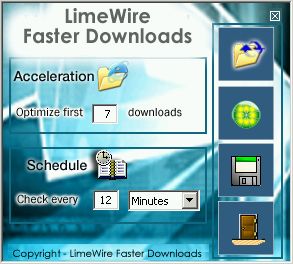 LimeWire Faster Downloads 1.4