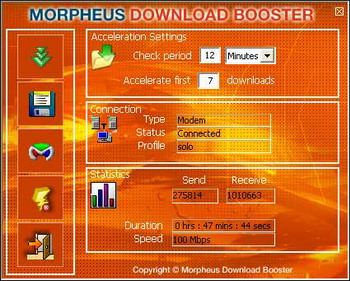 Morpheus Download Booster