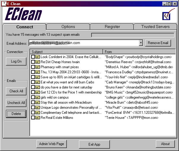 EClean 1.4.2E-Mail by Luminatech - Software Free Download