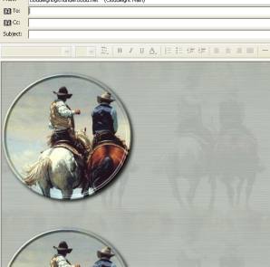 American Cowboy Email Stationery