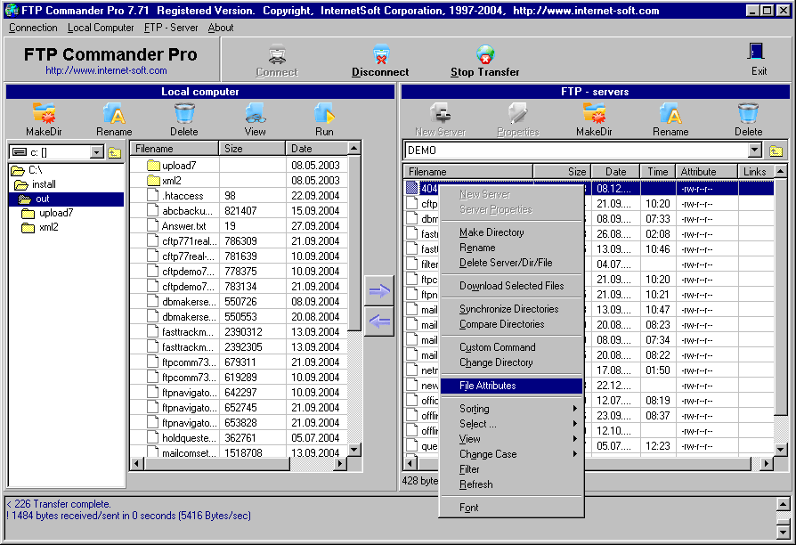 FTP Commander 8.0