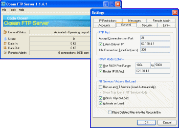 Ocean FTP Server