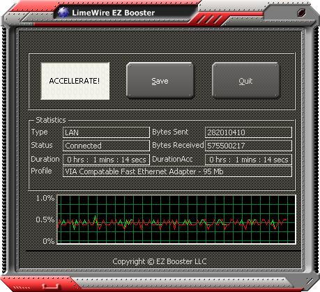 LimeWire EZ Booster