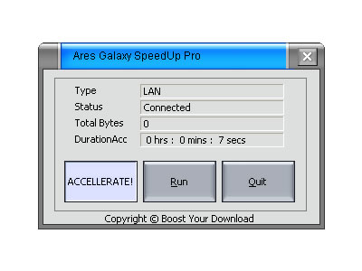 Ares Galaxy SpeedUp Pro