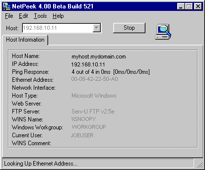 NetPeek 4.02Miscellaneous by Jim Kulak - Software Free Download