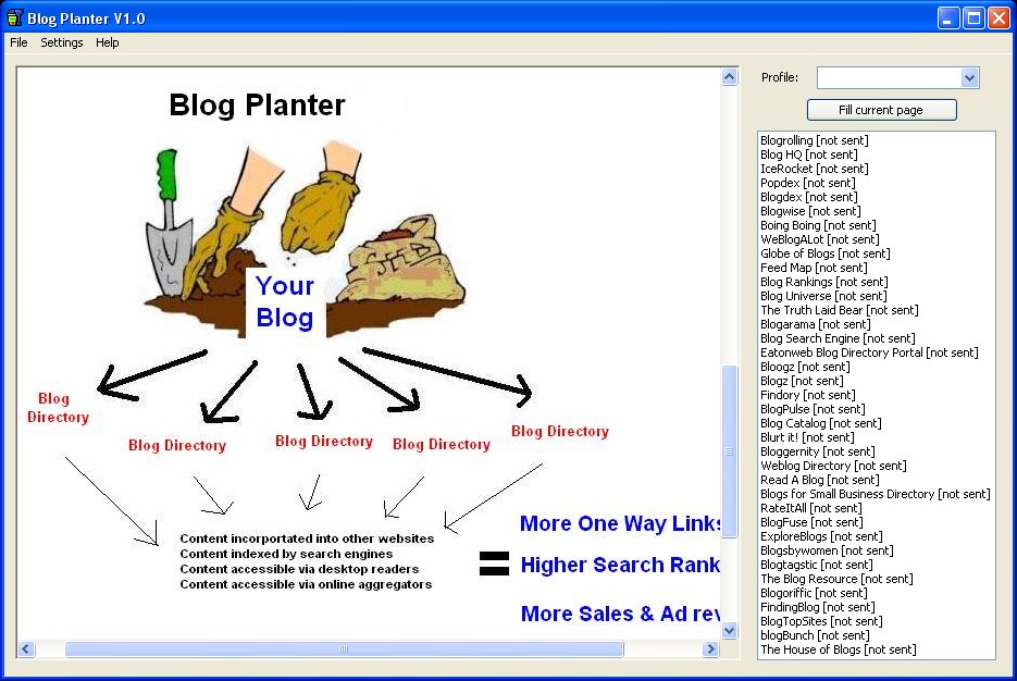 Send logs. Blogdex.