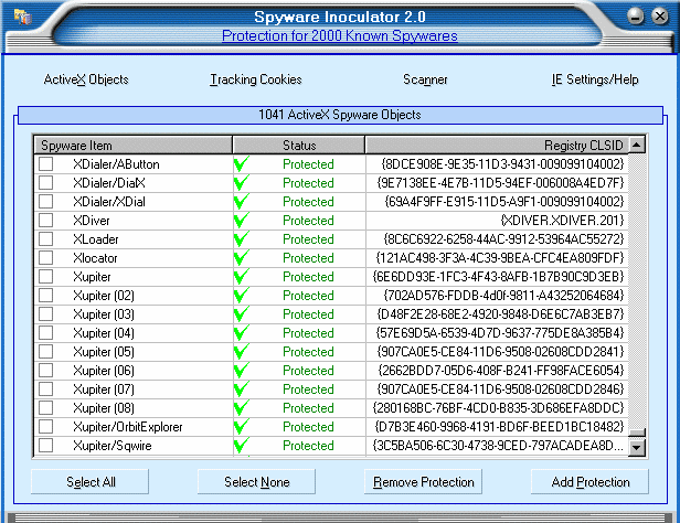 Spyware Inoculator