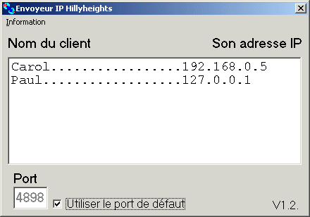 Suiveaur d adresses IP de Hillyheights 1.2