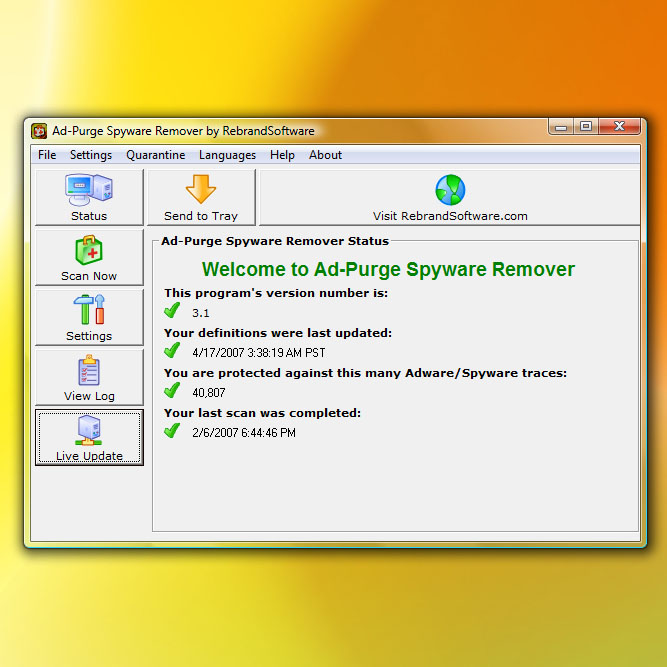 AdPurge Adware and Spyware Remover