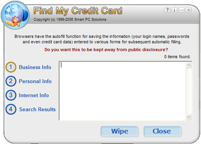 Find My Credit Card
