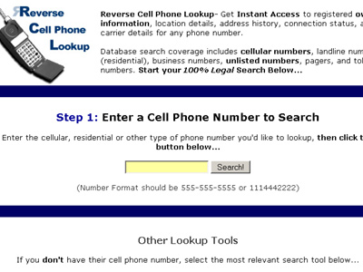 800 Number Reverse Lookup Search Tool
