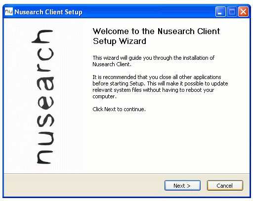 Nusearch Client