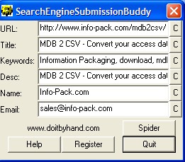 Search Engine Submission Buddy 1.01