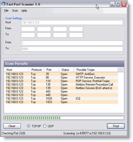 Fast Port Scanner