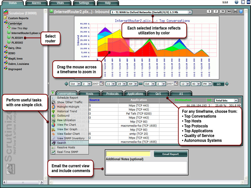 Scrutinizer NetFlow Analyzer