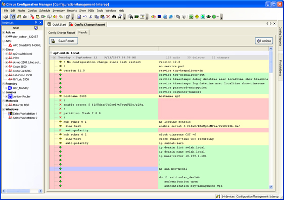 Cirrus Configuration Manager