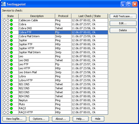 Testingpoint Host Monitor