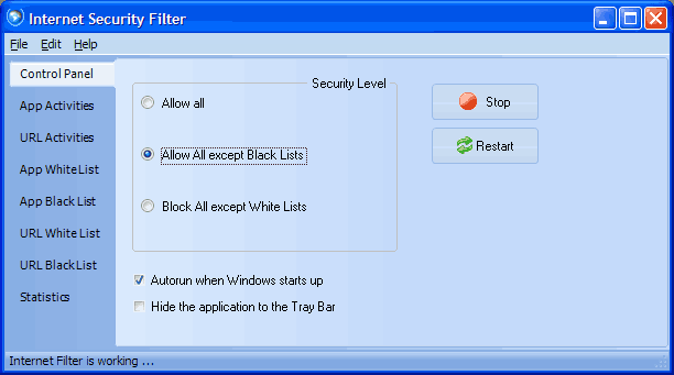 Internet Security Filter