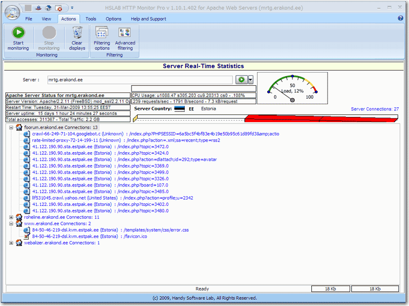 HSLAB HTTP Monitor Lite