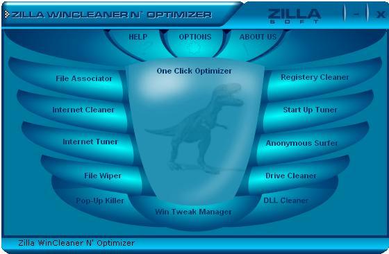 Zilla Free WinCleaner N' Optimizer