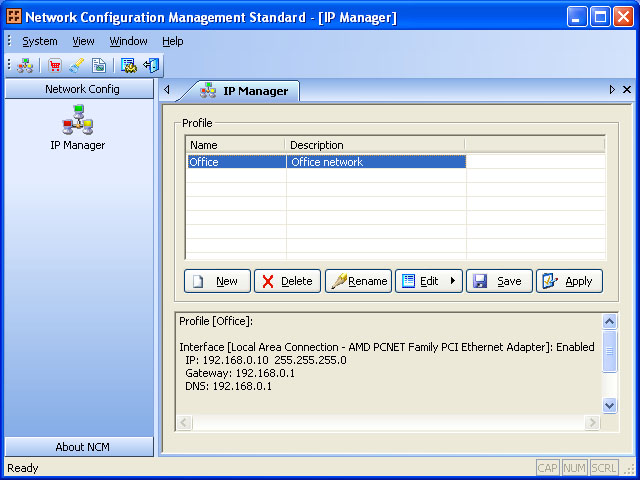 Network Configuration Management .Net SE