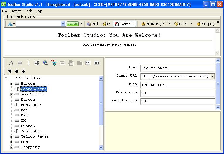 ToolbarStudio IE Toolbar Software