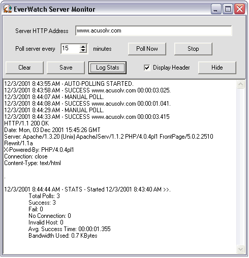 EverWatch Server Monitor