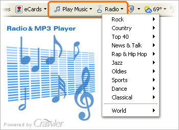Crawler Radio&MP3 Player