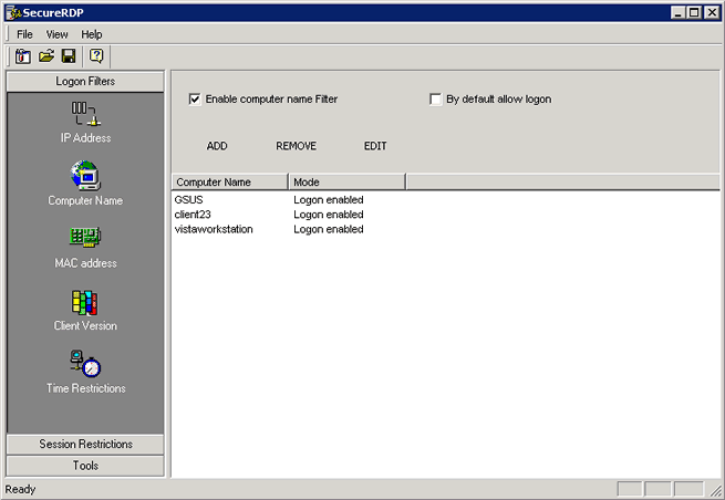 2X SecureRDP for Terminal Services