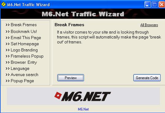M6.Net Traffic Wizard