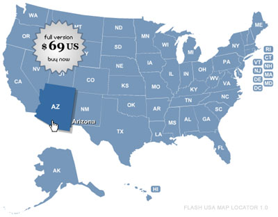 USA Map Locator