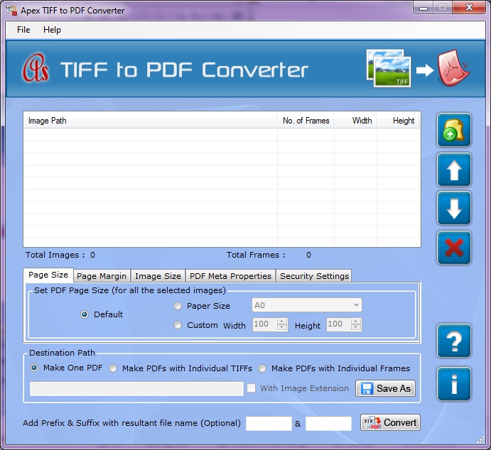 TIFF to PDF Conversion