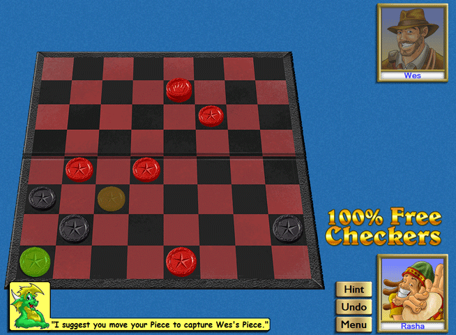 100% Free Checkers Board Game Windows