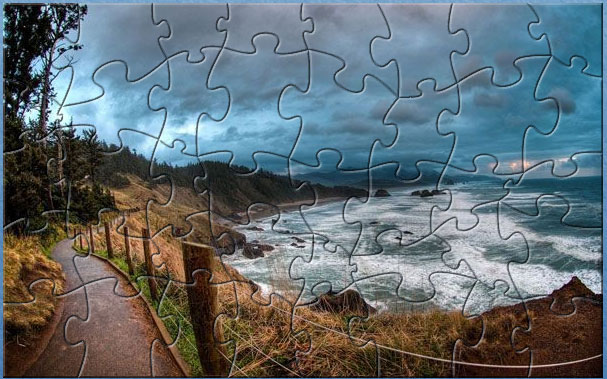 Path Near Ocean Puzzle