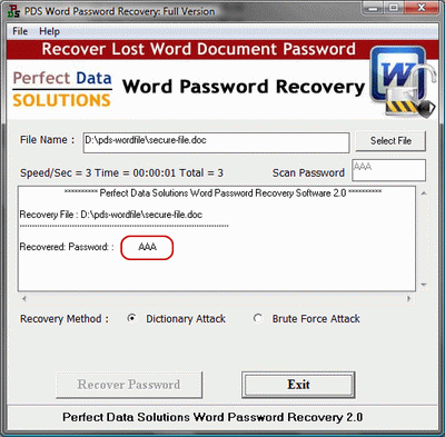 Word Password Unlocker Software