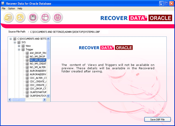 Repair Oracle Database