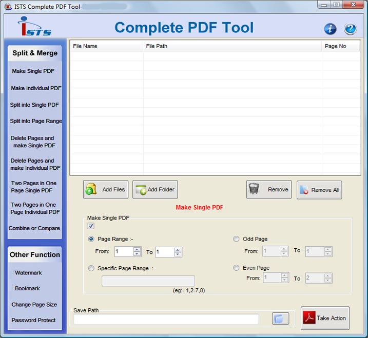 Merging PDF File Software