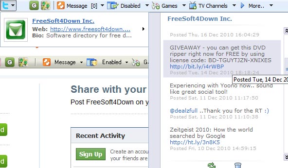 Freesoft4Down Community Toolbar