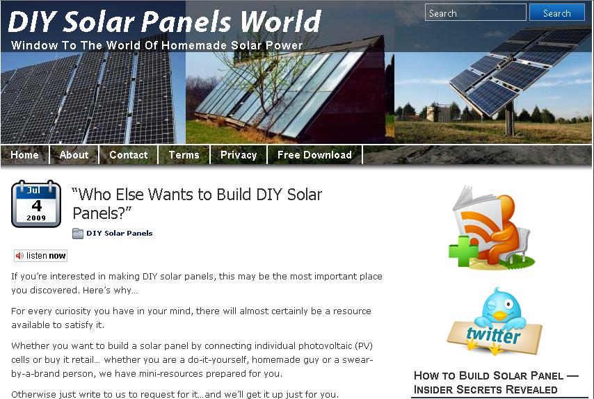 DIY Solar Panels Load Calculator