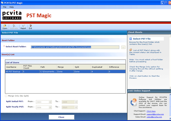 Merge 2 PST Files