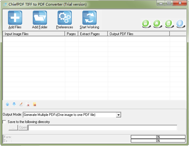 Tiff to PDF Converter Command Line