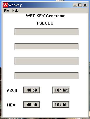 WEP Key Generator