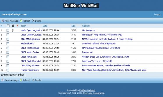 MailBee WebMail Lite