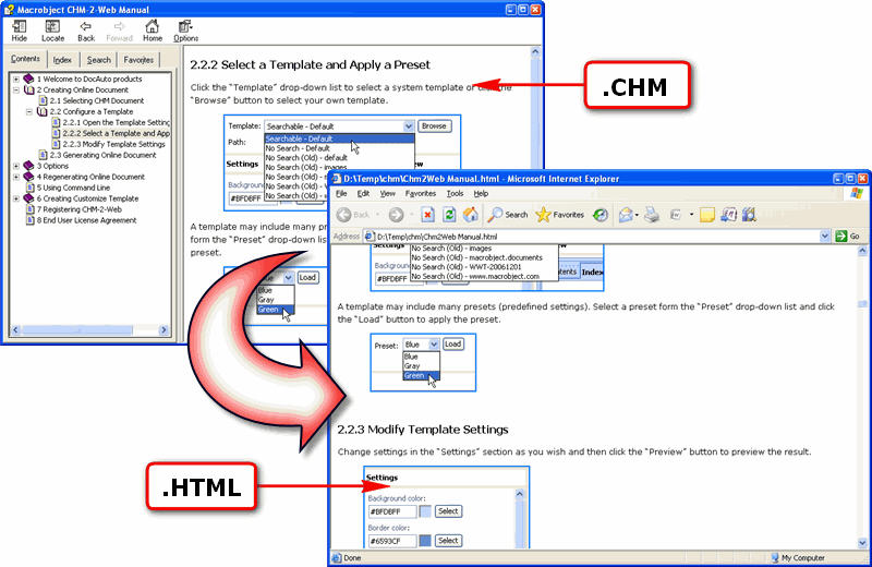 Macrobject CHM2HTML 2007 Professional