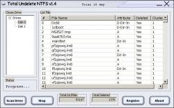 Total Undelete NTFS