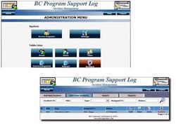 BC Program Support Log