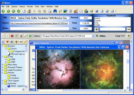 iMiser Web Organizer